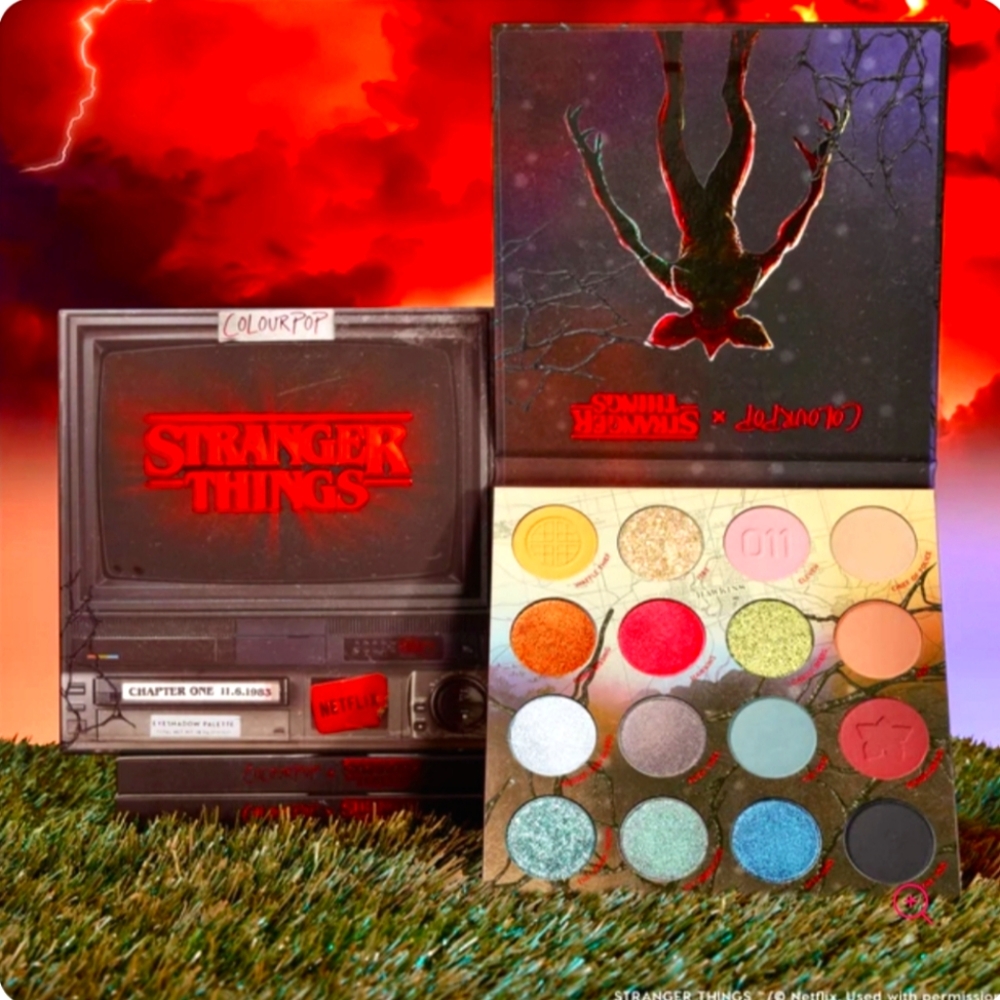NIB ColourPop Stranger Things Eyeshadow Palette